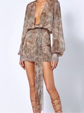 Alexis Dula Dress in Leopard